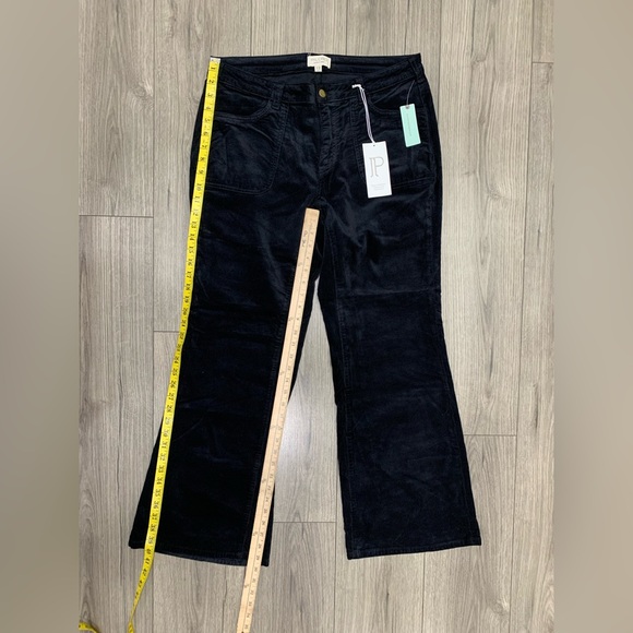 Anthropologie Pilcro Icon Low-Rise Corduroy Chop Pocket Flare Jeans Size 16W NWT - Picture 6 of 14